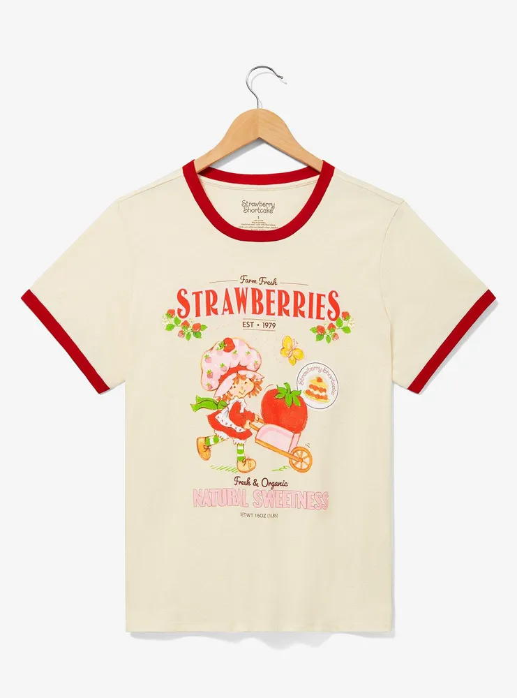 Strawberry Shortcake Natural Sweetness Women's Plus Ringer T-Shirt — BoxLunch Exclusive