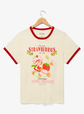 Strawberry Shortcake Natural Sweetness Women's Plus Ringer T-Shirt — BoxLunch Exclusive