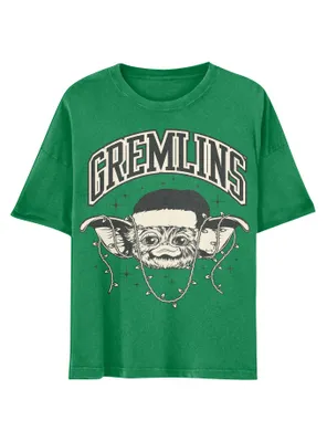 Gremlins Gizmo Holiday Boyfriend Fit Girls T-Shirt