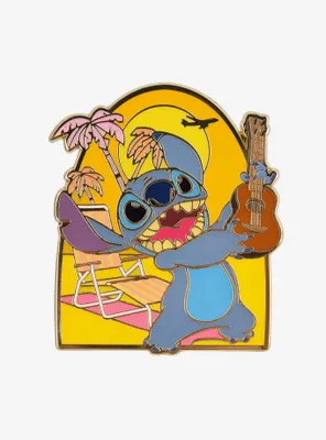 Disney Lilo & Stitch Ukelele Stitch Enamel Pin - BoxLunch Exclusive