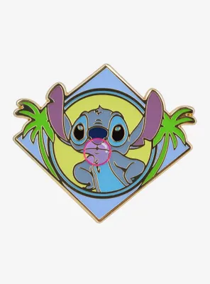 Disney Lilo & Stitch Bubblegum Stitch Enamel Pin - BoxLunch Exclusive