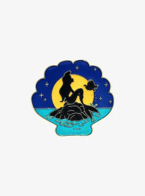 Disney The Little Mermaid Ariel Silhouette Enamel Pin - BoxLunch Exclusive