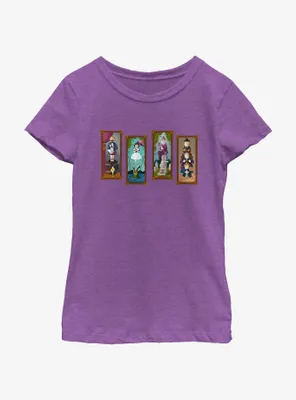 Disney The Haunted Mansion Characters Stretching Portraits Youth Girls T-Shirt