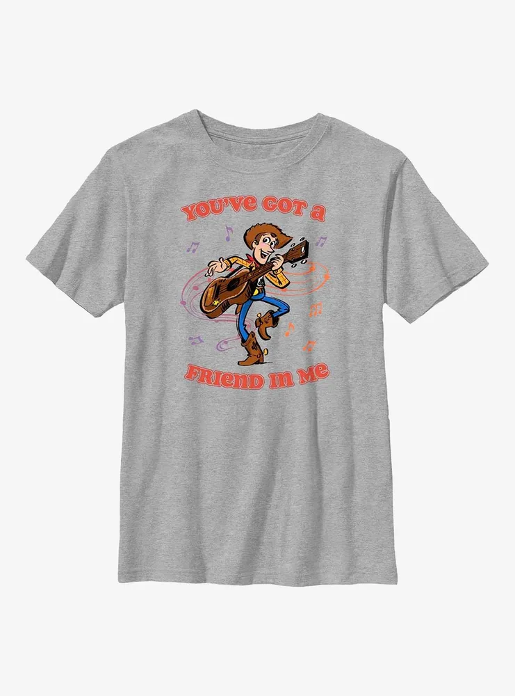 Disney 100 Toy Story Woody A Friend Me Youth T-Shirt