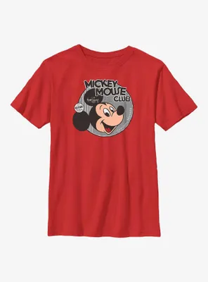 Disney 100 Mickey Mouse Circle Badge Youth T-Shirt