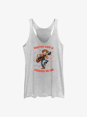 Disney 100 Toy Story Woody A Friend Me Womens Tank Top