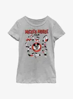 Disney 100 Mickey Mouse Club Montage Youth Girls T-Shirt