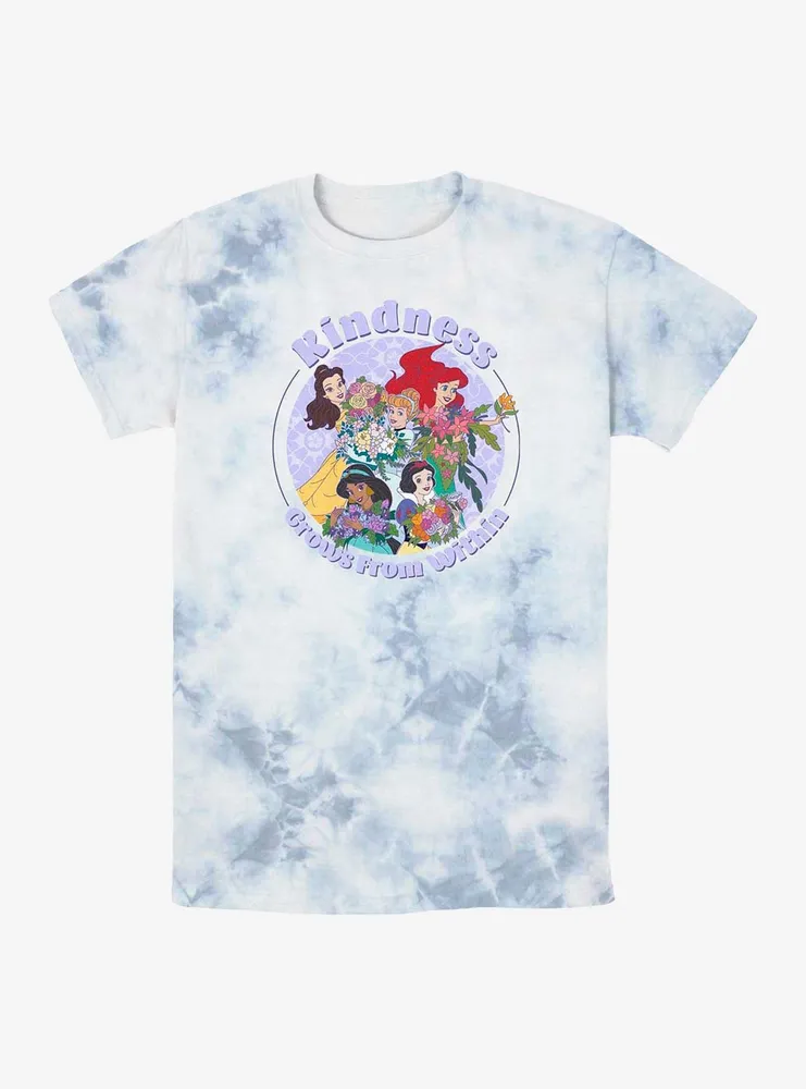 Disney 100 Princesses Kindness Tie-Dye T-Shirt