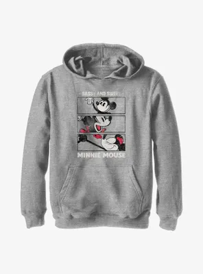 Disney 100 Minnie Mouse Sassy And Sweet Youth Hoodie
