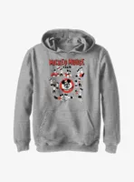 Disney 100 Mickey Mouse Club Montage Youth Hoodie