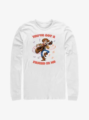 Disney 100 Toy Story Woody A Friend Me Long-Sleeve T-Shirt