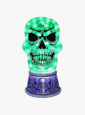Skull with Swirling Lights Airblown