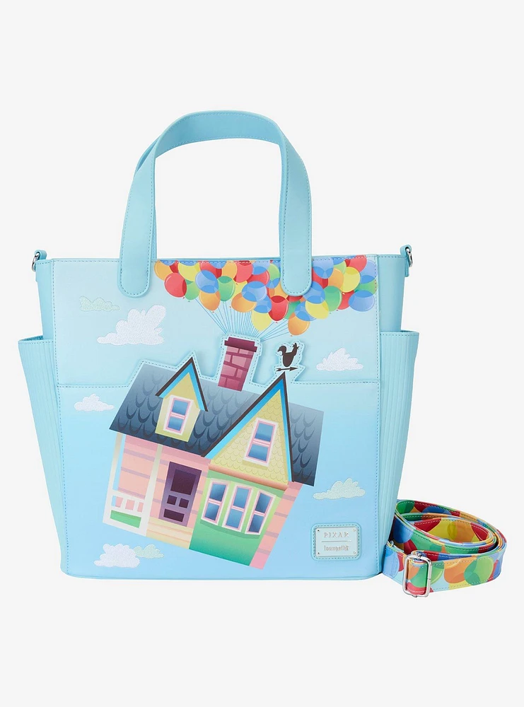 Loungefly Disney Pixar Up Carl & Ellie House Tote Bag