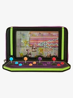 Loungefly Teenage Mutant Ninja Turtles Arcade Game Figural Zip Wallet