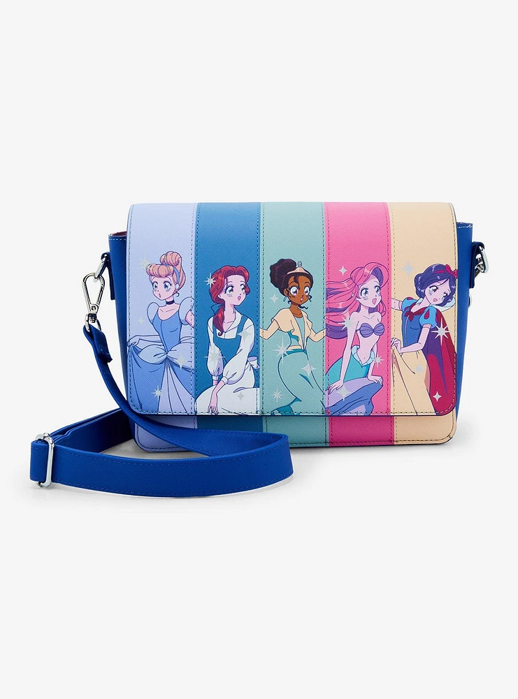 Loungefly Disney Princess Manga Panel Portrait Crossbody Bag