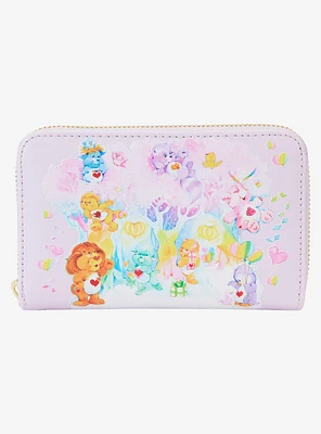 Loungefly Care Bears Allover Print Zip Wallet