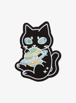 Black Cat Planet Patch