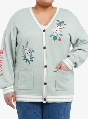 Her Universe Studio Ghibli® Princess Mononoke Embroidered Girls Cardigan Plus