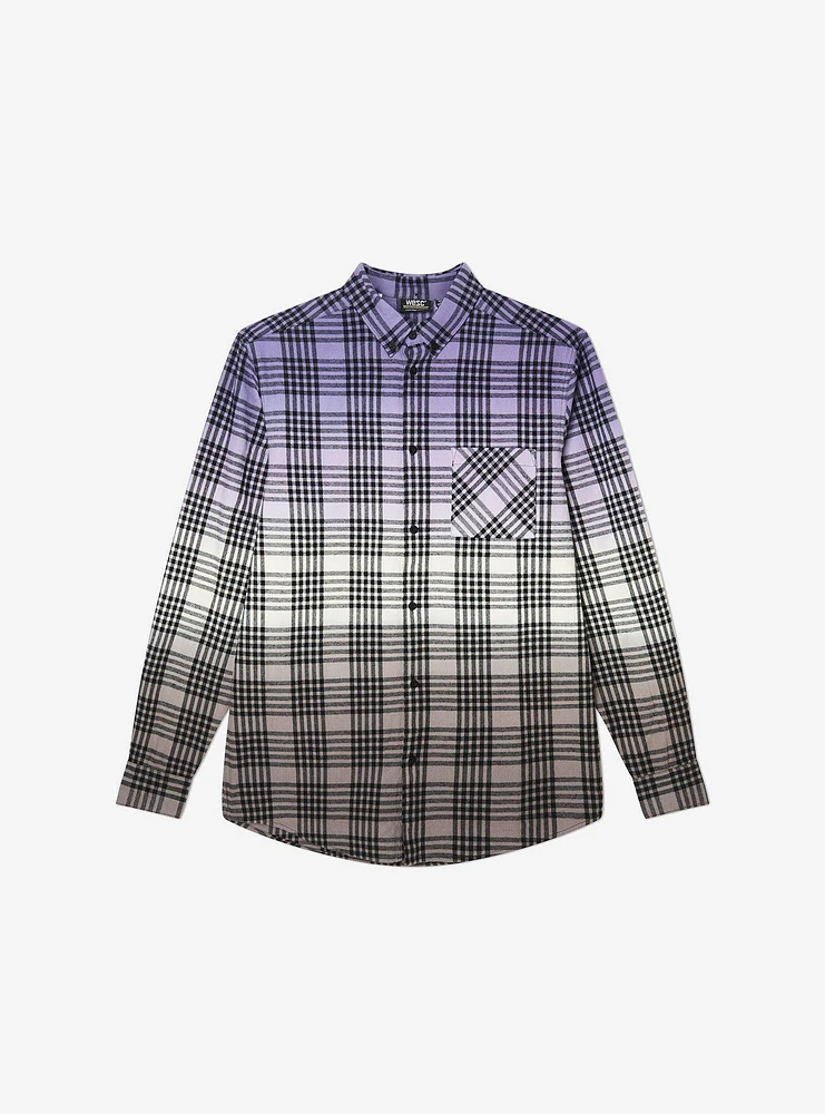 WeSC Oden Dip Dye Long Sleeve Shirt