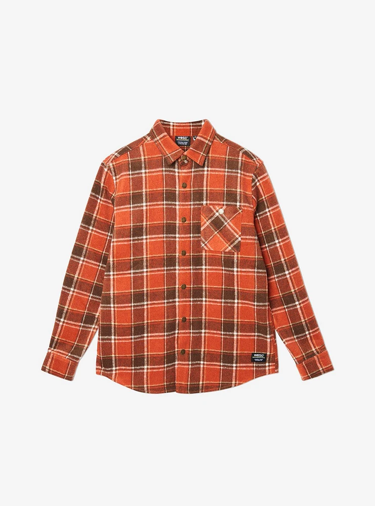 WeSC Oden OG Plaid Flannel Overshirt