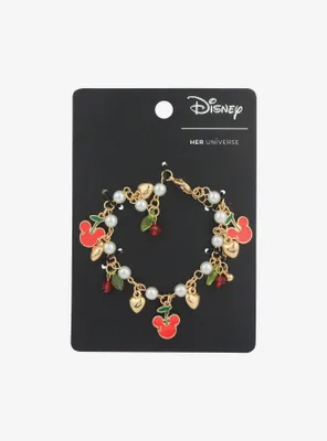 Her Universe Disney Mickey Mouse Cherry Charm Bracelet