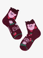 Kirby Cherry Lettuce Trim Ankle Socks