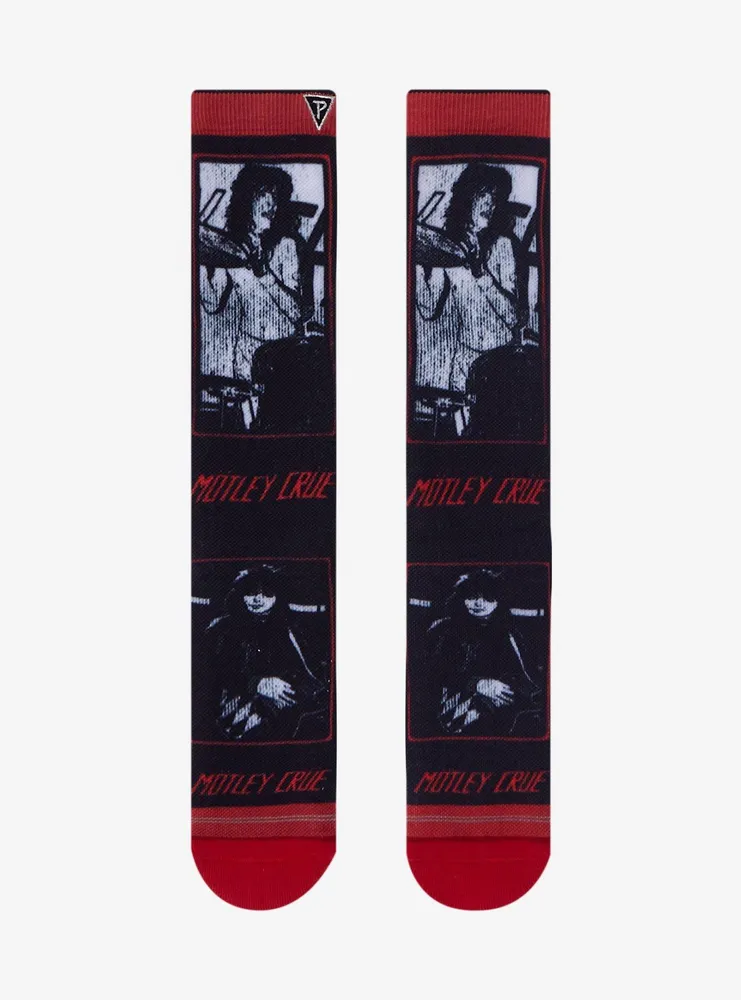 Motley Crue Grid Crew Socks