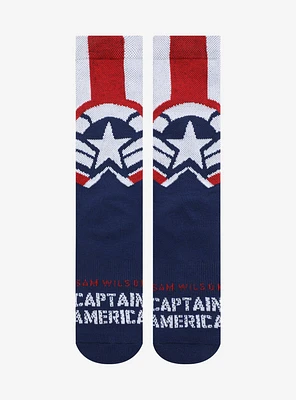 Marvel Captain America Sam Wilson Crew Socks