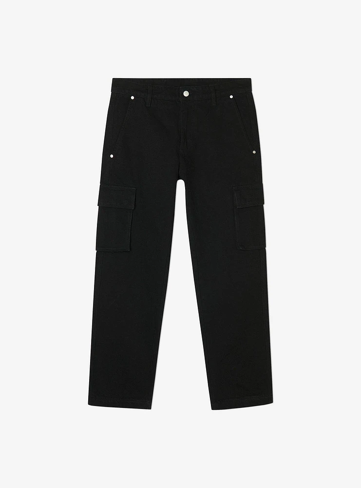 WeSC Relax Fit Cargo Pants Black