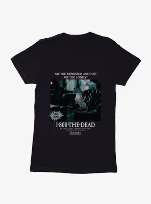 Casper 1-800-THE-DEAD Womens T-Shirt