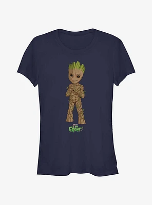 Marvel Guardians Of The Galaxy Cute Groot Girls T-Shirt