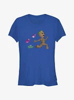 Marvel Guardians Of The Galaxy Groot And Birds Girls T-Shirt