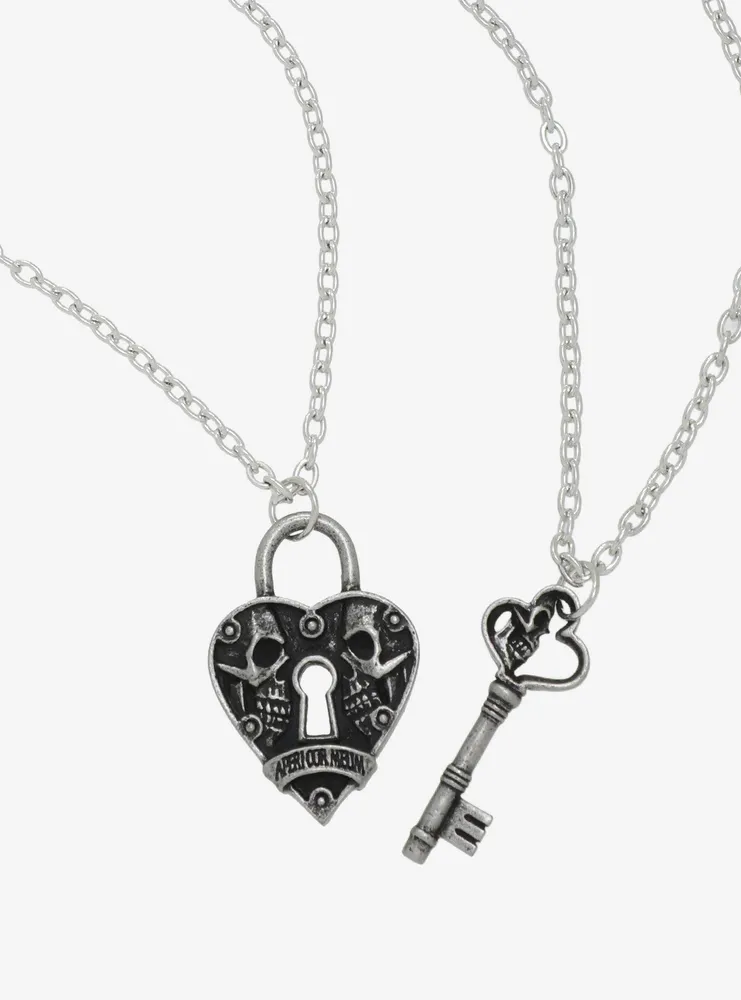 Alchemy Of England Lock & Key Necklace Set