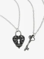 Alchemy Of England Lock & Key Necklace Set