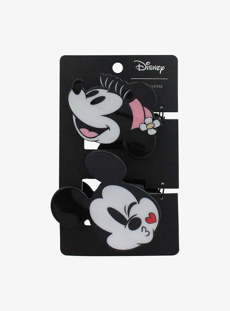 Her Universe Disney Mickey Mouse & Minnie Mouse Claw Hair Clip Set