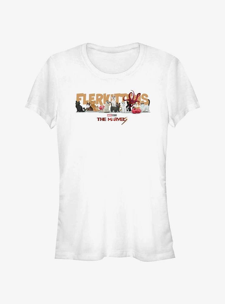 Marvel The Marvels Flerkittens Girls T-Shirt