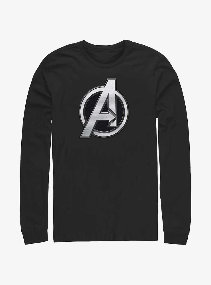 Marvel The Marvels Avengers Logo Long-Sleeve T-Shirt