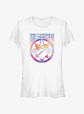 Marvel The Marvels Pastel Crest Girls T-Shirt
