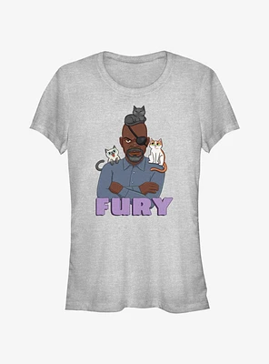 Marvel The Marvels Flerken Fury Girls T-Shirt