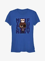 Marvel The Marvels Chibi Nick Fury Girls T-Shirt