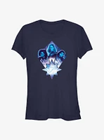 Marvel The Marvels Trio Team Badge Girls T-Shirt