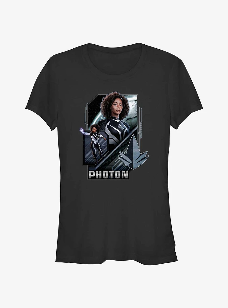 Marvel The Marvels Photon Badge Girls T-Shirt