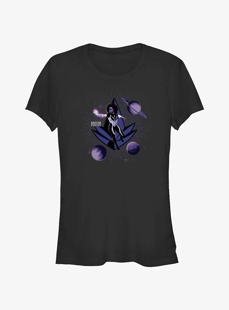 Marvel The Marvels Photon Interplanetary Girls T-Shirt