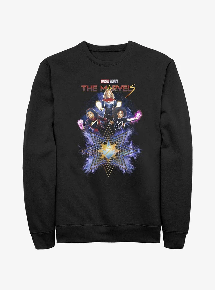 Marvel The Marvels Fabulous Sweatshirt Hot Topic Web Exclusive