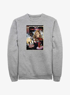 Marvel The Marvels Comic Book Cover Sweatshirt Hot Topic Web Exclusive