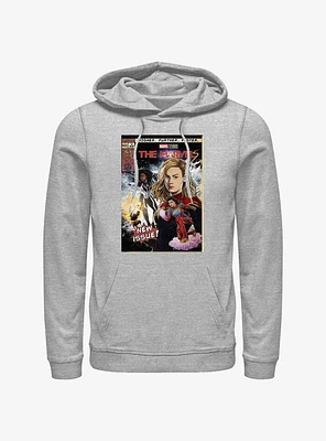 Marvel The Marvels Comic Book Cover Hoodie Hot Topic Web Exclusive