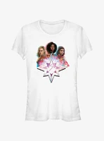 Marvel The Marvels Glitched Hero Girls T-Shirt
