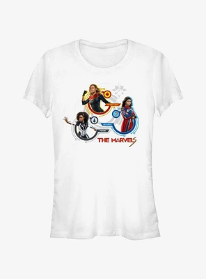 Marvel The Marvels Team Girls T-Shirt