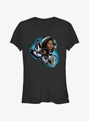 Marvel The Marvels Photon Hero Bust Girls T-Shirt