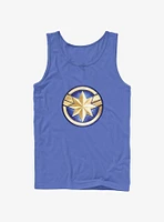 Marvel The Marvels Captain Logo Tank